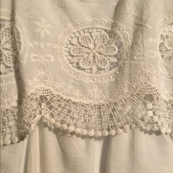 Charlotte Russe Embroidered Layered Flounce Dress - Picture 8 of 9